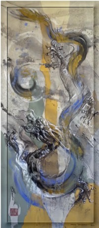 Dragopn C&eacute;leste - oeuvre de F&eacute;odor Tamlerski