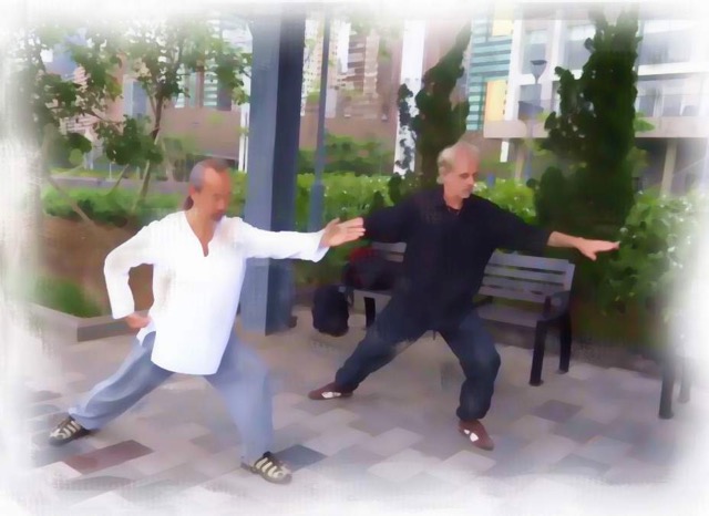 Pratique avec Sifu Lee Guangzhou